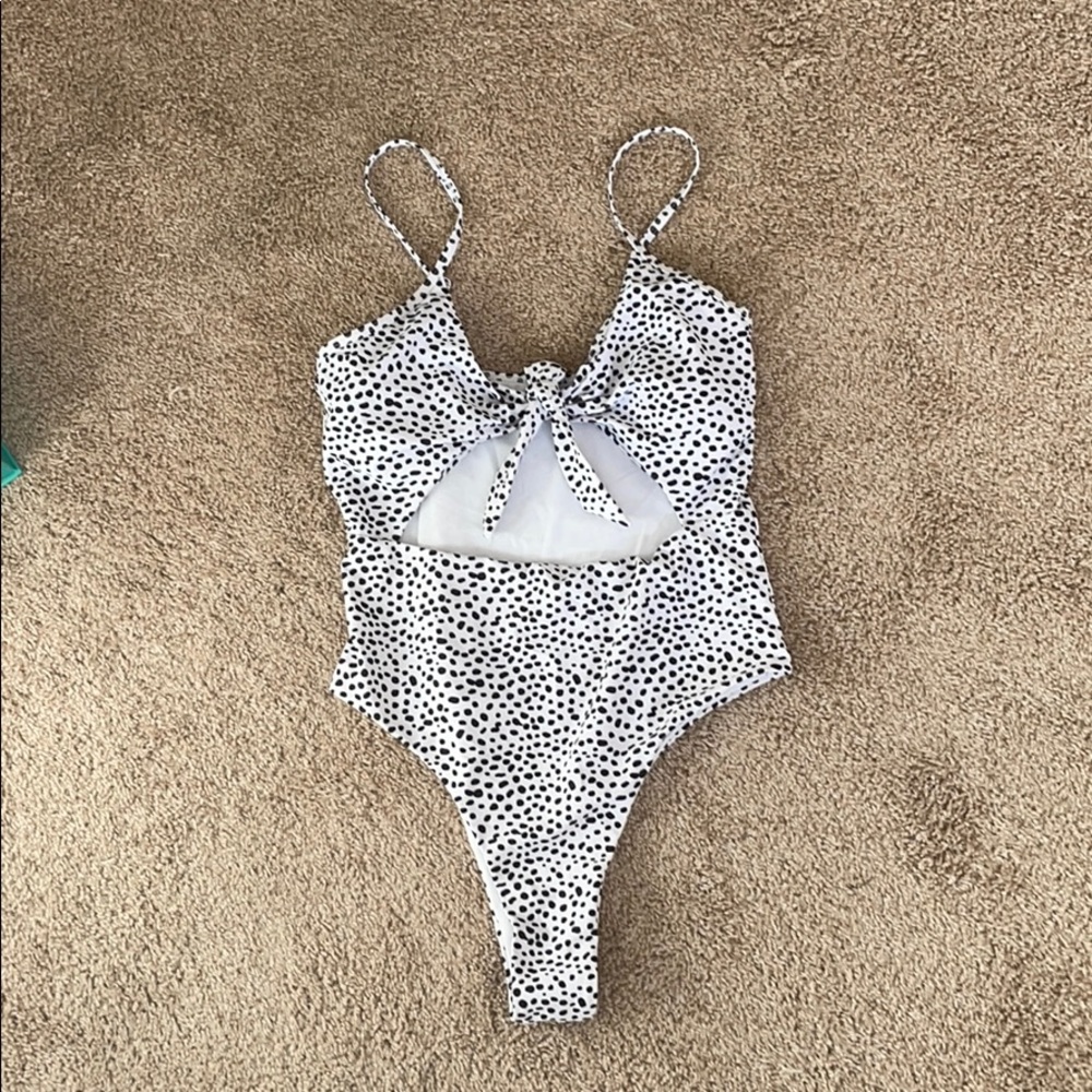 One Piece Cut Out Bathing Suit